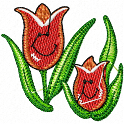 Flowers And Tree Embroidery Design 6 Flowers And Tree Embroidery Design 6